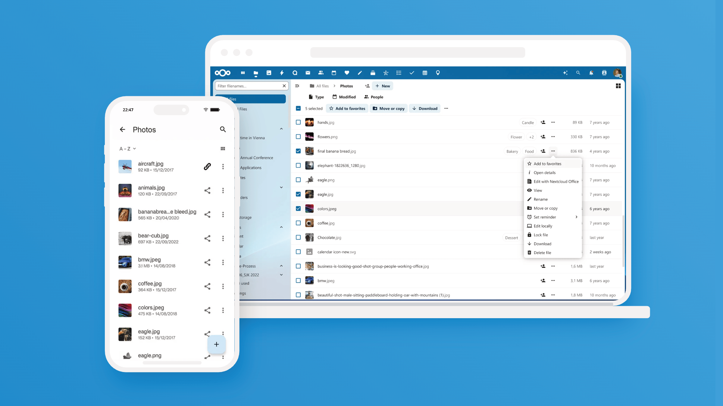Nextcloud Screenshot